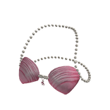 Pearl Seashell Bra Pink