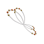 Pearled and Beaded Drag Headpiece