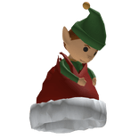 Peek-a-Elf Santa Hat