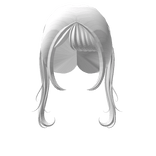 Pelo corto con rizos fluido cut (blanco)