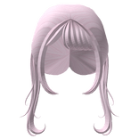 Pelo corto con rizos fluidos cut (rosado)