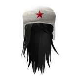 Pelo Mujer Black Liso Y Gorro Ushanka