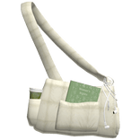 Performative Puffy Tote Bag in Beige