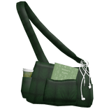 Performative Puffy Tote Bag in Green