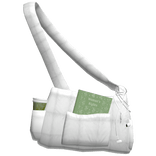 Performative Puffy Tote Bag in White