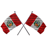 🇵🇪 Peru Shoulder Double Flag