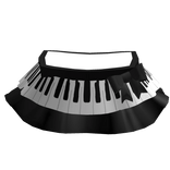 ♰ piano black moe skirt with bow