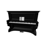 Piano in black