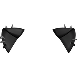 pierced droopy emo alt sad cat ears