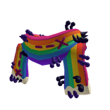 Pierced Scarf [Rainbow]