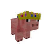 Pig With Crown - Minecraft