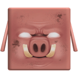 🐷 Piglin Pig A Minecraft Movie 3D Head Mask