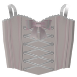 ♡ cute pink corset top with bow