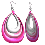 Pink 2000s Harajuku Ear Hoops Y2K