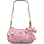 Pink 2000s Y2K Handbag  w/Charms