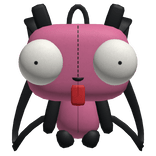 Pink Alien GIR Scene Plush Backpack [1.0]