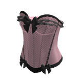 Pink and Black Corset