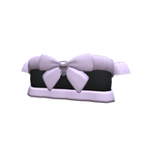 Pink and Black laced crop top