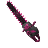 Pink and Black Leopard Chainsaw 💗🖤
