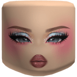 Pink & Blue Glitter Zara Midnight Sun Makeup Face