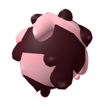 Pink & dark red slime bee abdomen / Tail