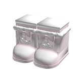 ♡ Pink & White Kawaii Winter Fluffy Fur Snow Boots