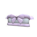 Pink and White laced crop top