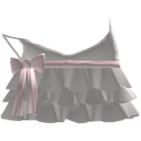 ♡ pink & white summer ruffled kawaii cute tank top
