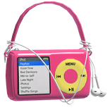 Pink & Yellow MP3 Shoulder Bag
