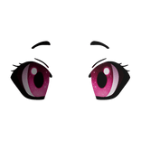 Pink Anime Eyes