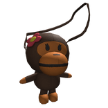 Pink ape crossbody bag 