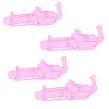 Pink Atom Eve Gattling Gun Construct Invincible