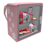Pink Back Snack Fridge