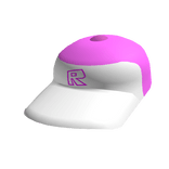 Pink Backwards R Cap