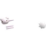 ♡ Pink Bear Clips W Fishcake