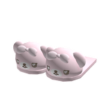 ♡ pink bear slippers