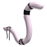 Pink Black Ribbon Nurse Cat Tail
