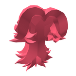 Pink Blocky Long PonyTail
