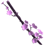 Pink Blossom Flower Katana