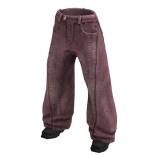 Pink Bootcut Jeans With Boots