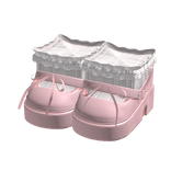 Pink Bow Couette Doll Shoes