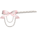 Pink Bow Pearl Waist Belt 3.0
