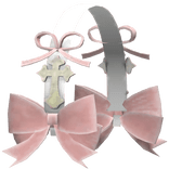 Pink bows headband