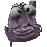 Pink Boxing Glove Grunge Backpack 1.0