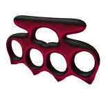 pink brass knuckles [left] 