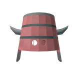 Pink Bucket with Horns