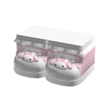  ♡ : pink bunny sneakers w/ frill socks