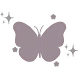 pink butterfly multi-clip