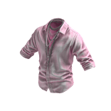 Pink Button Up Shirt w/ Chains