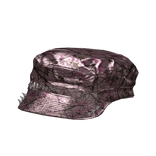 Pink Camo Gothic Newspaper Cap